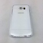 Wholesale Samsung Galaxy S6 Transparent Gummy Hybrid Case (White)